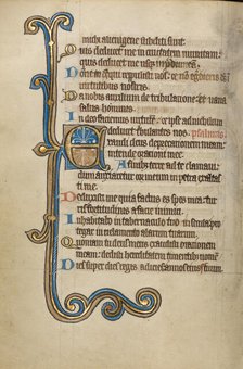 Decorated Initial E; Psalter, mid-1200s. Creator: Unknown.