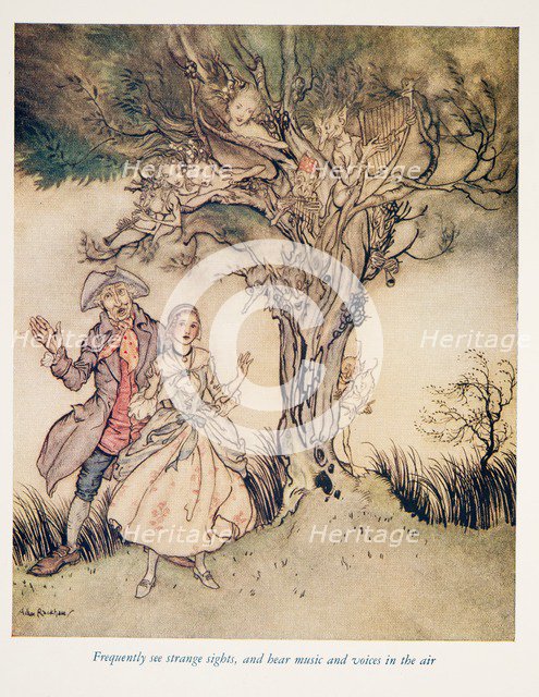 Frequently see strange sights, and hear music and voices in the air .. from The Legend of Sleepy H