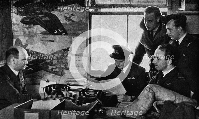 British military intelligence officers of World War II, 1943. Artist: Unknown.