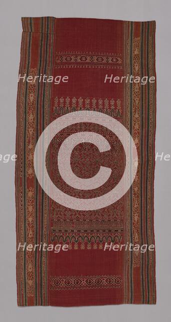 Ceremonial Cloth (Pua sungkit), Indonesia, 19th century. Creator: Unknown.