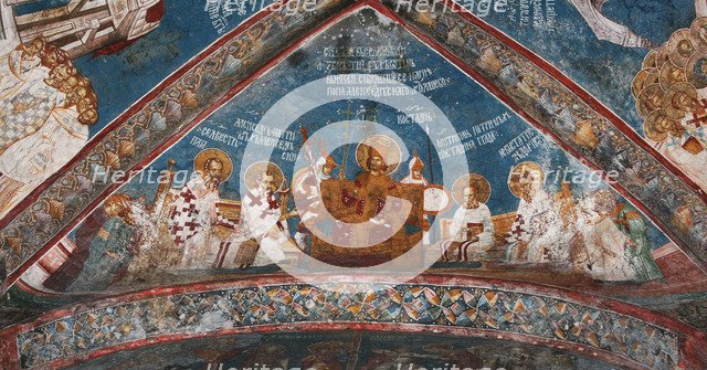 First Council of Nicaea, ca 1350. Artist: Anonymous  