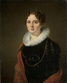 Marie Allebé-Herckenrath, Grandmother of the Painter August Allebé, 1820. Creator: Cornelis Kruseman.