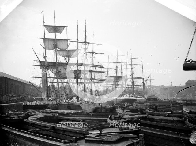 Regent's Canal Dock, London, 1905. Artist: Unknown