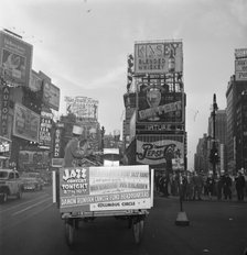 Portrait of Kaiser Marshall, Art Hodes, Sandy Williams, Cecil (Xavier)...Times Square, N.Y., 1947. Creator: William Paul Gottlieb.
