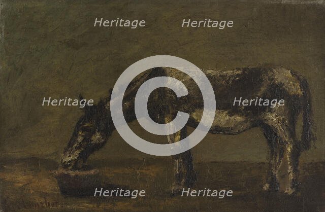 L'âne, between 1862 and 1863. Creator: Gustave Courbet.