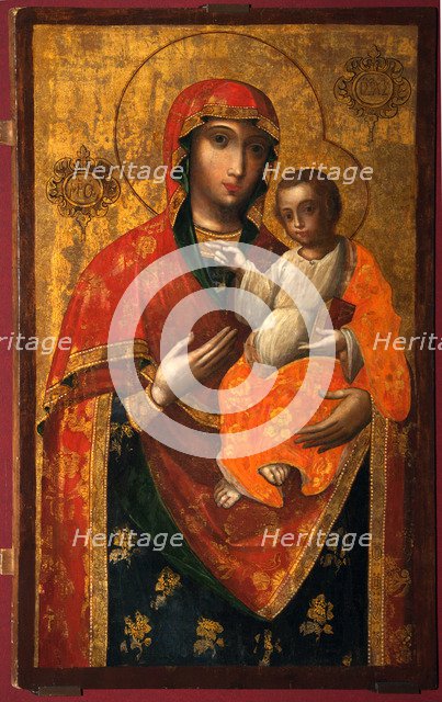 The Ilyin-Chernigov Icon of the Mother of God, 18th century. Artist: Russian icon  