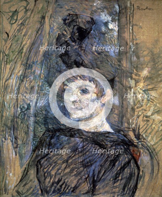 'Portrait of Suzanne Valadon', 1885. Artist: Henri de Toulouse-Lautrec