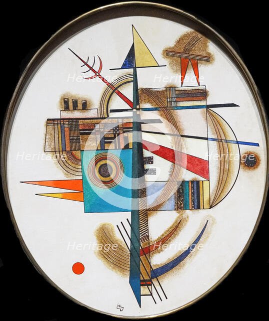 Oval n°2, 1925. Creator: Kandinsky, Wassily Vasilyevich (1866-1944).