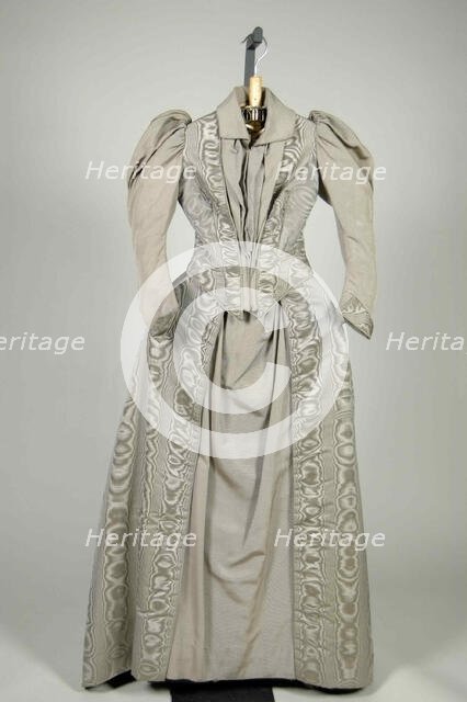 Afternoon dress, American, 1890-95. Creator: Unknown.