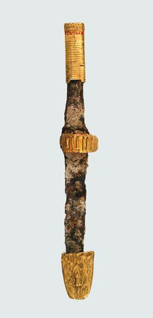 Mount from a Knife Handle, Frankish, 6th century. Creator: Unknown.