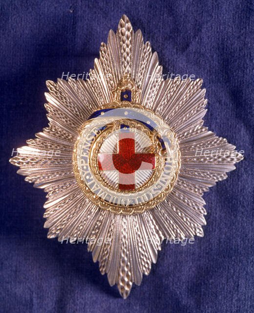 Badge of the Order of the Garter, c1955. Creator: Arthur Charles Kirby Ware.
