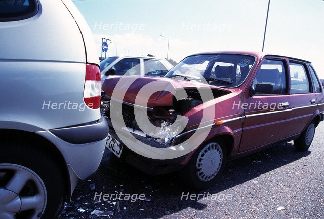 2000 Accident AUSTIN METRO. Artist: Unknown.