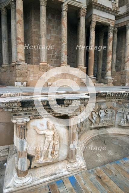 Libya, Sabratha, Theatre, 2007. Creator: Ethel Davies.