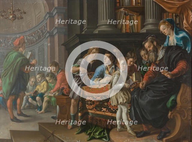 A Boys' School, 1597-1658. Creator: Francis Cleyn.