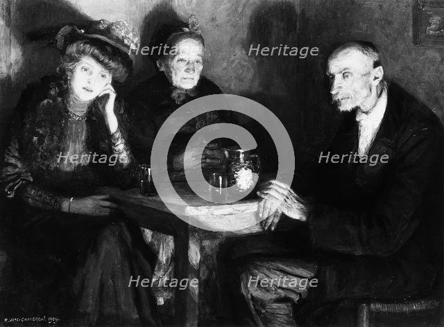 The Daughter's Return, 1909. Creator: Robert MacCameron.