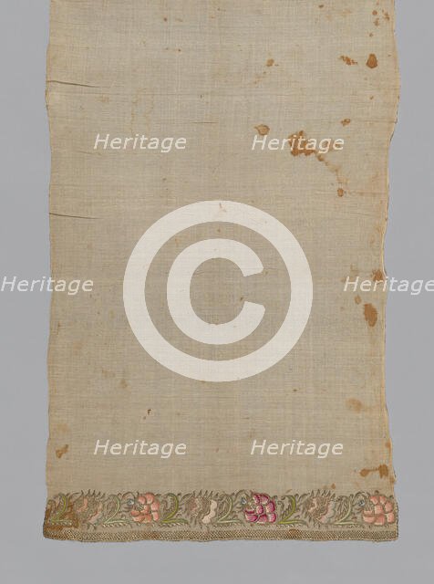 Towel, Turkey, 19th century. Creator: Unknown.