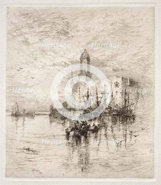 Castle of San Juan de Ulua, Verz Cruz, 1884. Creator: Thomas Moran (American, 1837-1926).