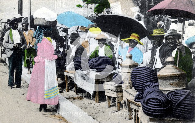 Rope tobacco sellers, Jamaica, c1900s. Artist: Unknown