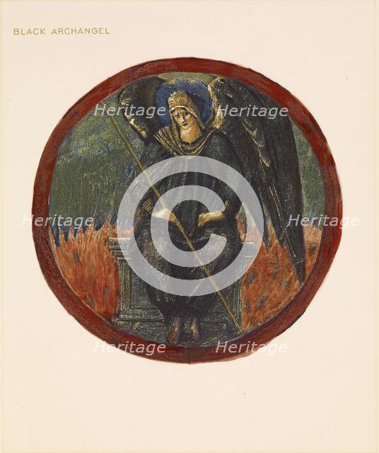 The Flower Book - Black Archangel, 1905.  Creator: Sir Edward Coley Burne-Jones.