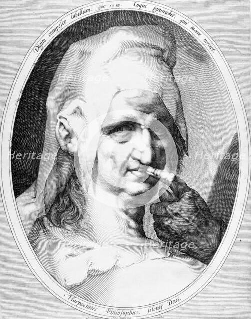Harpocrates, 1593. Creator: Jan Muller.