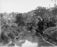 Baraboo River near Ableman's, distant view, between 1880 and 1899. Creator: Unknown.