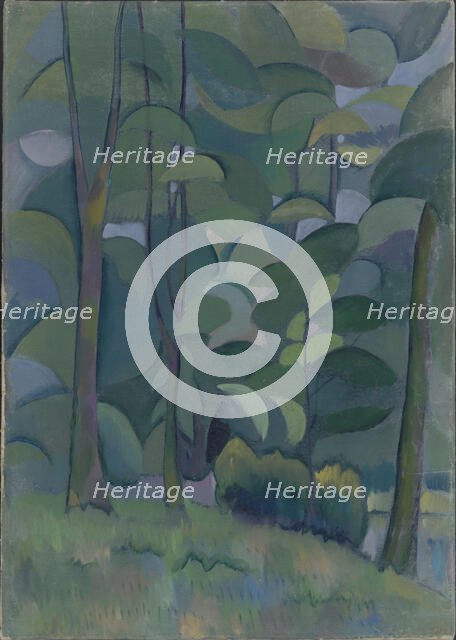 Forest, 1908-1910. Creator: Baranov-Rossiné, Vladimir Davidovich (1888-1942).