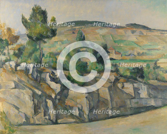 Hillside in Provence, c. 1890. Artist: Cézanne, Paul (1839-1906)