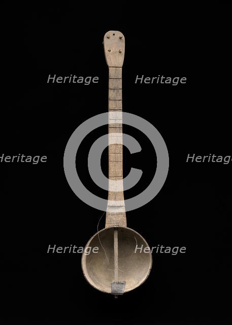 Gourd head banjo, ca. 1859. Creator: Unknown.