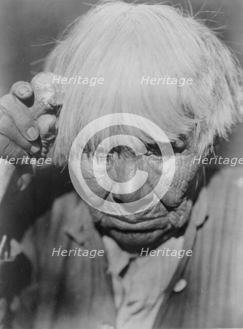 Old woman in mourning-Yuki, c1924. Creator: Edward Sheriff Curtis.