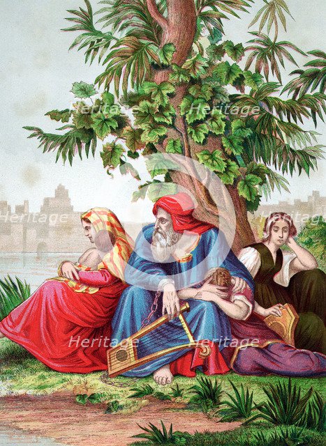 Constancy of the Jews in captivity in Babylon, 6th century BC (c1860). Artist: Unknown