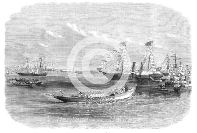 Arrival of the Prince and Princess of Wales at Constantinople, 1869. Creator: Unknown.