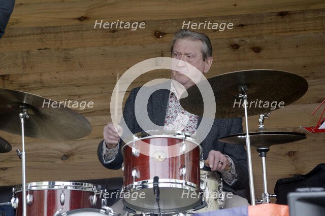 Dave Barry, Three Horseshoes, Knockholt, Kent, 18th May 2021. Creator: Brian O'Connor.