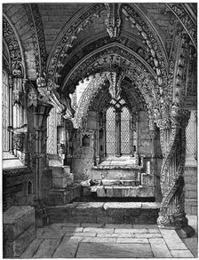 South-east corner of the Lady Chapel, Rosslyn Chapel, Scotland, 1893. Artist: Unknown