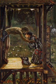 The Merciful Knight, mid-late 19th century. Creator: Sir Edward Coley Burne-Jones.