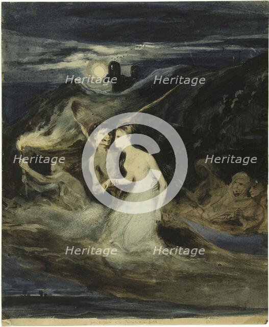 Les Fantômes, 1829. Creator: Boulanger, Louis Candide (1806-1867).