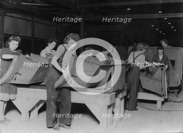 Ford factory women workers during 2nd World War. Creator: Unknown.