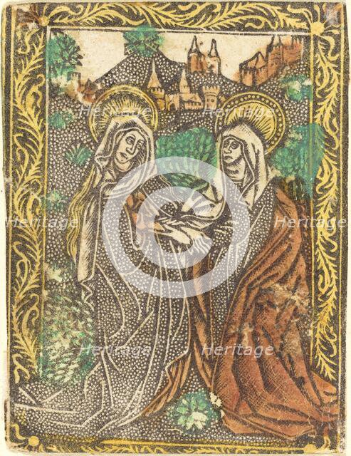 The Visitation, 1460/1480. Creator: Master of the Borders with the Four Fathers of the Church.