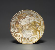 Luster Bowl with Antelope , 1000s. Creator: Unknown.