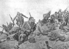 'The Indian Frontier War, 1897: The storming of the Dargai Ridge by the Gordon Highlanders, October Creator: Unknown.