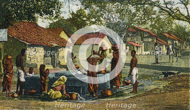 A Village in Bombay Presidency, 1906. Artist: Unknown
