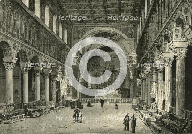 'Interior of San Apollinare Nuovo, Ravenna', 1890.  Creator: Unknown.