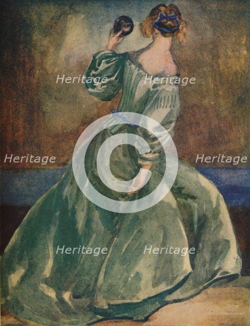'A Woman of the Time of Cromwells', 1907. Artist: Dion Clayton Calthrop.