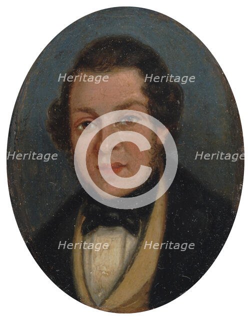 Miniature: Portrait of Abram Constable, brother of the artist, early 19th century. Creator: John Constable.