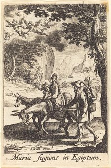 The Flight into Egypt, in or after 1630. Creator: Jacques Callot.