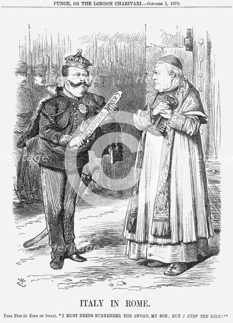 'Italy in Rome', 1870.  Artist: Joseph Swain