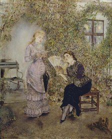 The girlfriends, 1880/1882. Creator: Anton Romako.