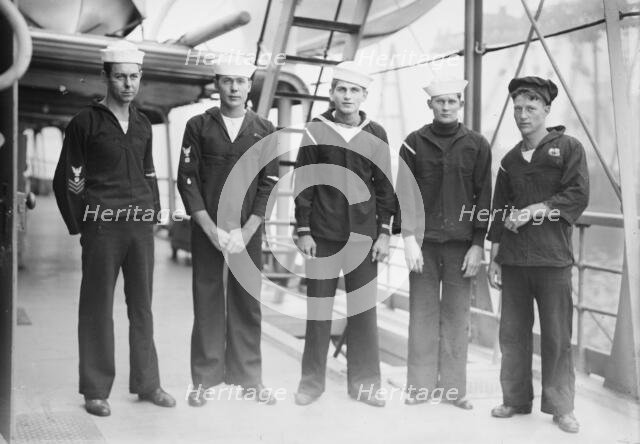 R.O. Jans, W.L. Hawk, N. Schwartz, B.D. Burnett, C.M. Guilman, between c1910 and c1915. Creator: Bain News Service.