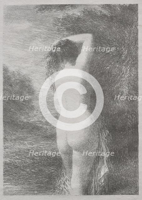 Bather Standing, 1899. Creator: Henri Fantin-Latour (French, 1836-1904).