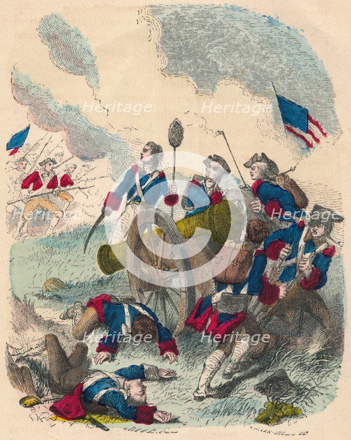 Young Callender Fighting his Gun.