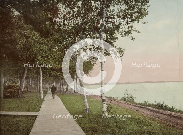 The Walk at We-Que-Ton-Sing, Michigan, c1900. Creator: Unknown.